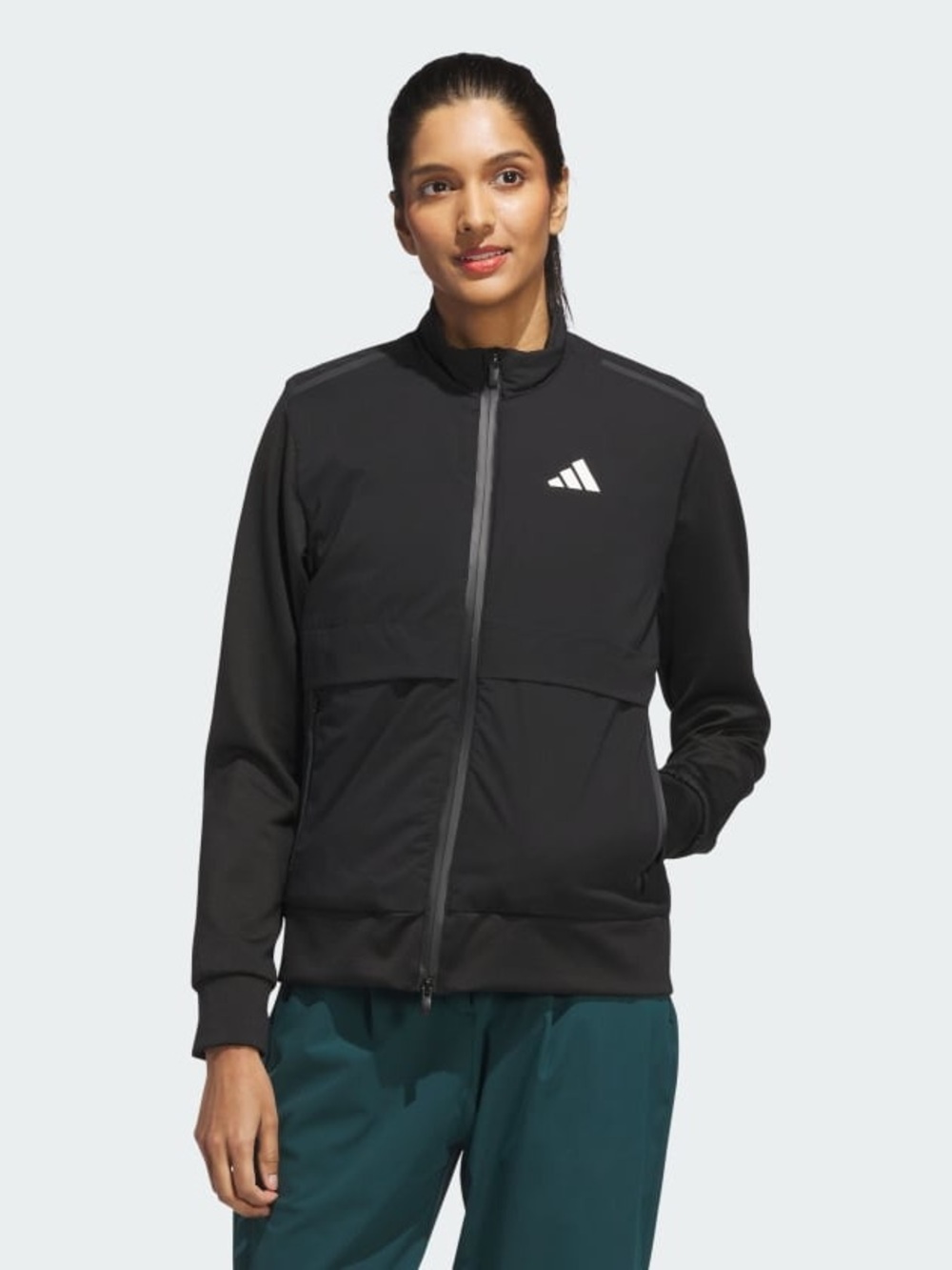 Adidas ULTIMATE365 TOUR FROSTGUARD FULL-ZIP BLACK WOMEN JACKET SIZE XS